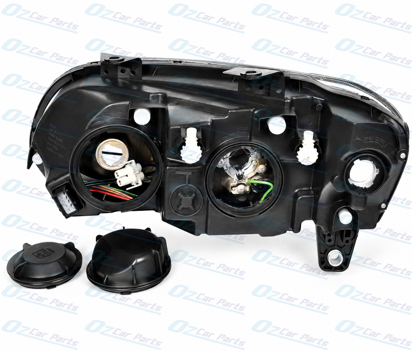 Right Headlight Black Non Projector for Holden Commodore VE SS Series 1 Omega Berlina