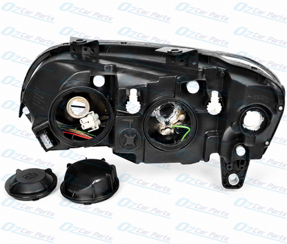Right Headlight Black Non Projector for Holden Commodore VE SS Series 1 Omega Berlina