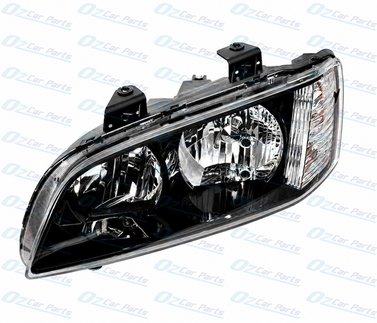 Left Headlight Black Non Projector for Holden Commodore VE SS Series 1 Omega Berlina