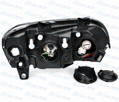 Left Headlight Black Non Projector for Holden Commodore VE SS Series 1 Omega Berlina