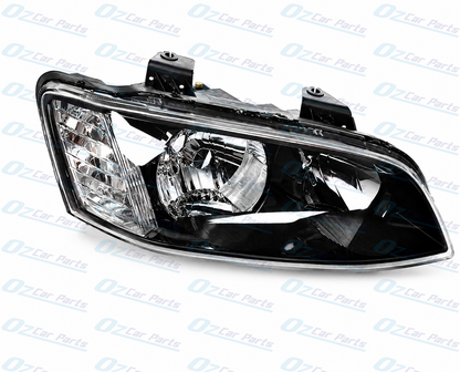 Right Headlight Black Non Projector for Holden Commodore VE SS SV6 Series 2