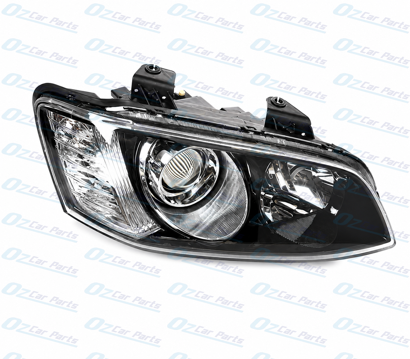 Right Headlight Black Projector for Holden Commodore VE SSV Series 2 Calais