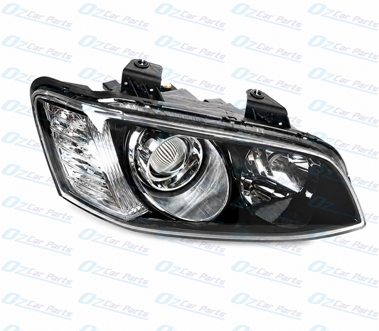 Right Headlight Black Projector for Holden Commodore VE SSV Series 2 Calais
