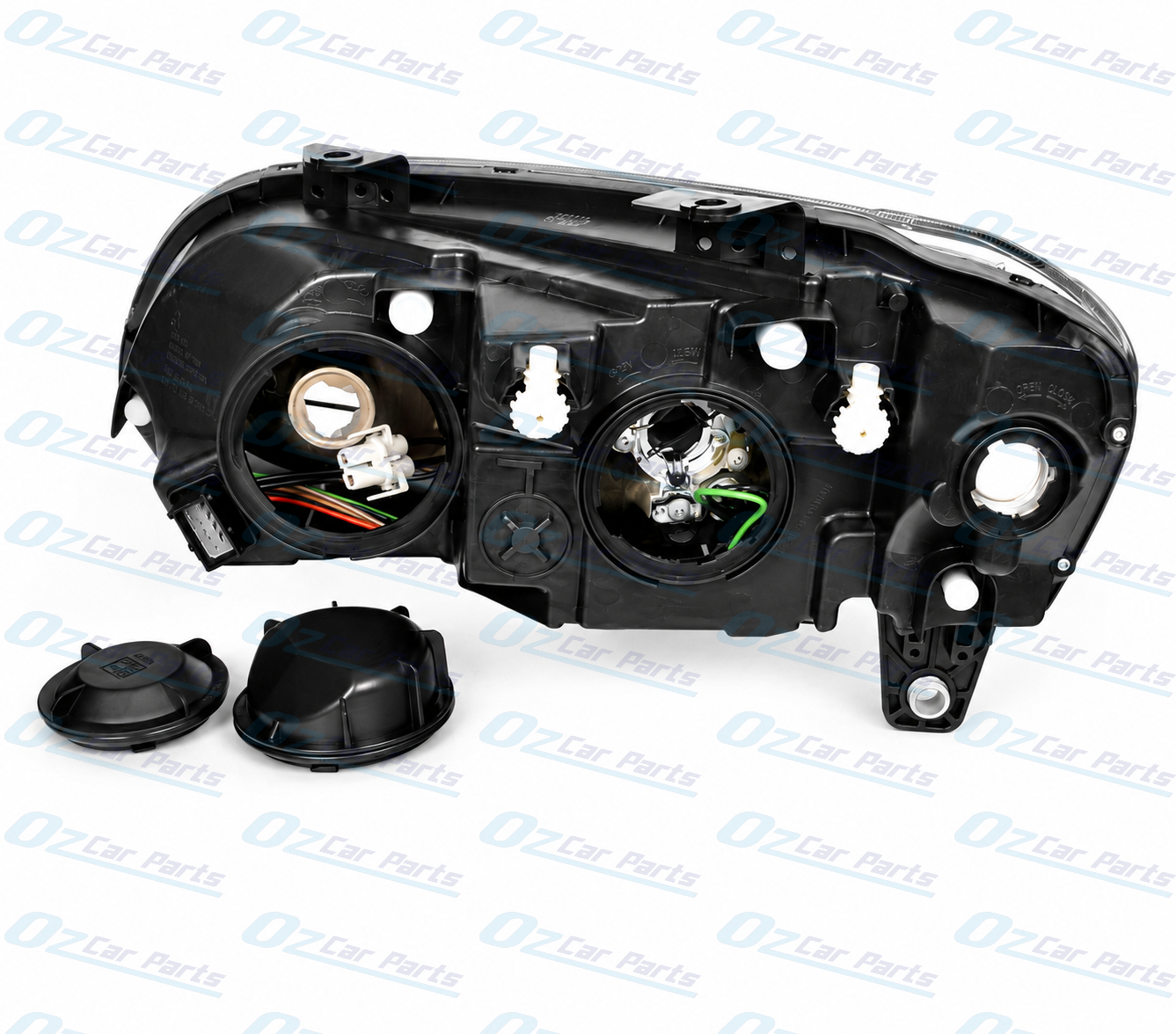 Right Headlight Black Projector for Holden Commodore VE SSV Series 2 Calais