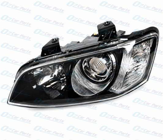 Left Headlight Black Projector for Holden Commodore VE SSV Series 2 Calais
