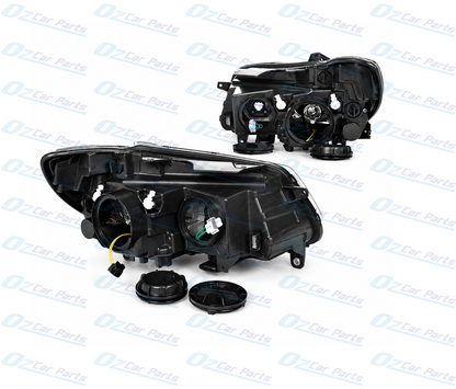 Headlight Pair Chrome Projector for Holden Commodore VF Evoke