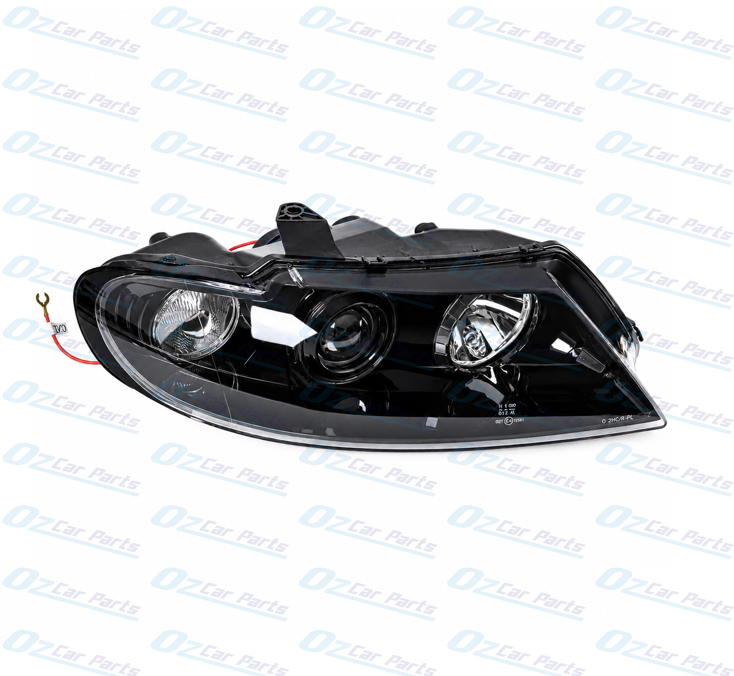 Right Headlight Black Altezza for Holden Commodore VX VU