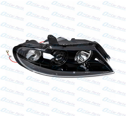 Right Headlight Black Altezza for Holden Commodore VX VU
