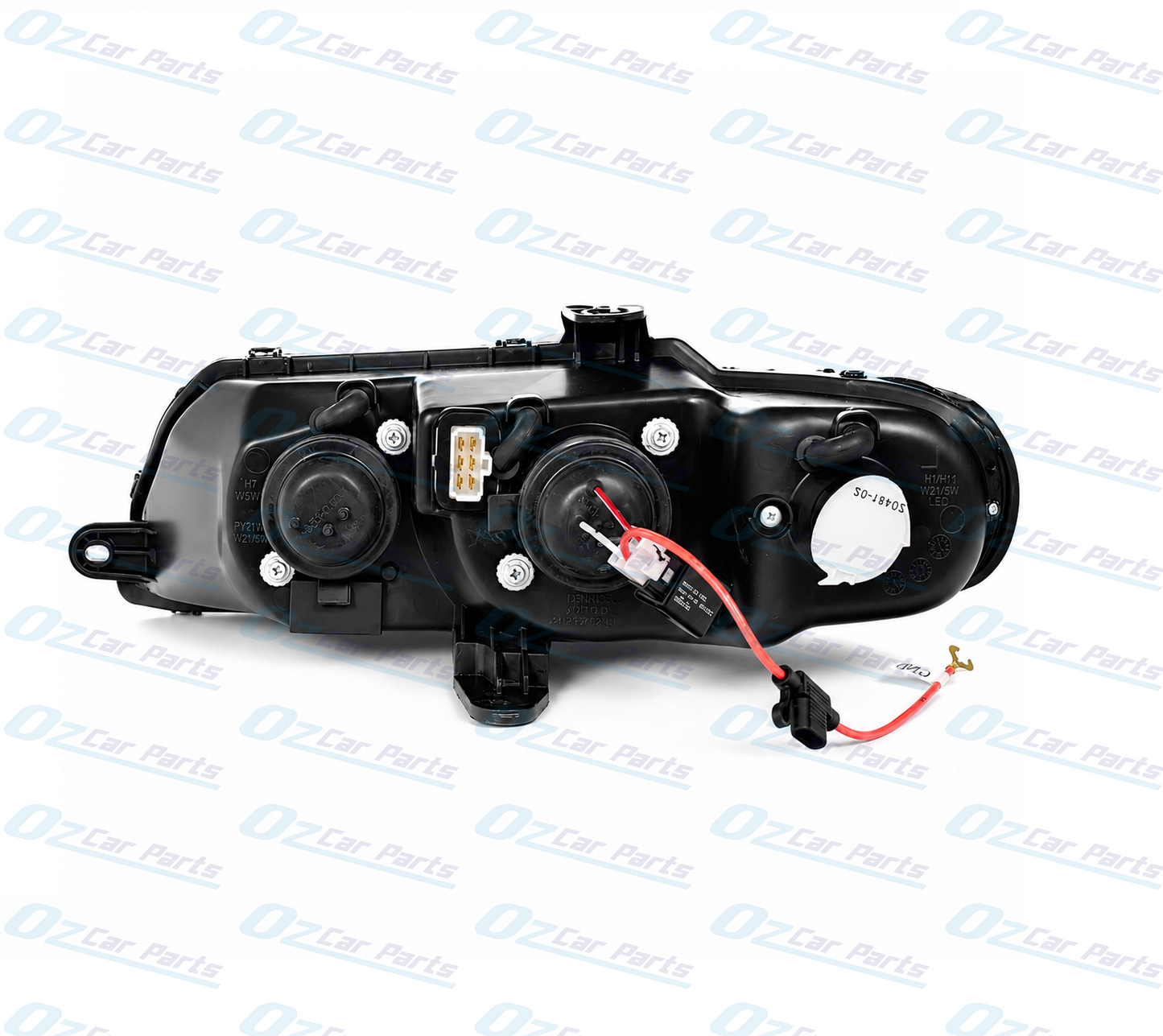 Right Headlight Black Altezza for Holden Commodore VX VU
