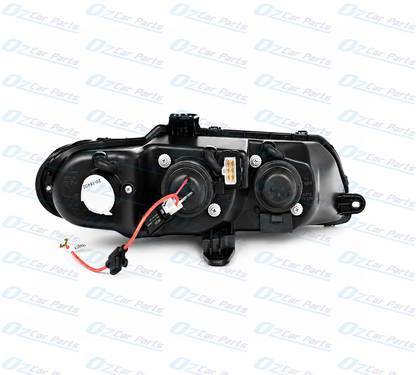 Left Headlight Black Altezza for Holden Commodore VX VU