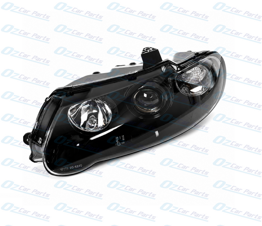 Left Headlight Black Altezza Projector for Holden Commodore VX VU