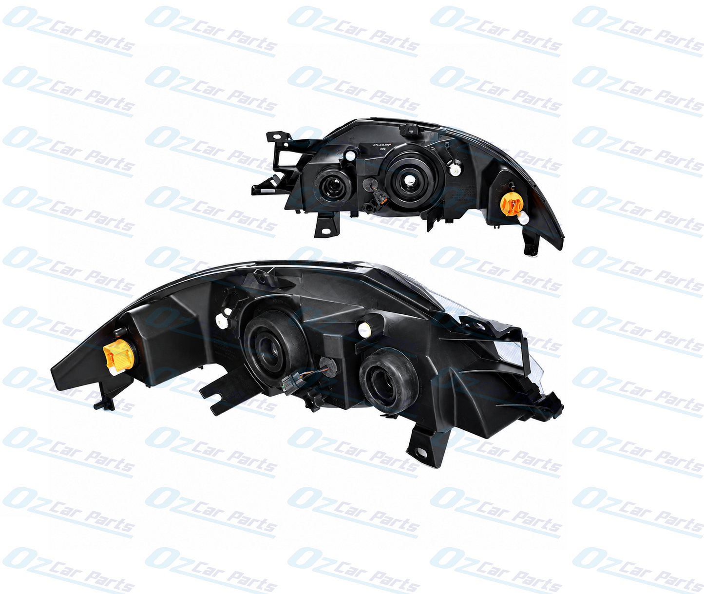 Headlight Pair Chrome for Ford Falcon Futura Fairmont AU Series 1 2 3