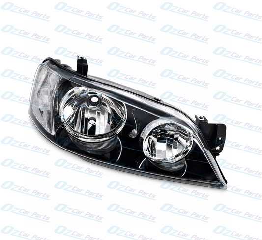 Right Headlight Black for Ford Falcon Fairmont BA BF XT