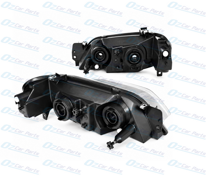 Headlight Pair Chrome for Ford Falcon BF Series 2 / Series 3 Wagon XT
