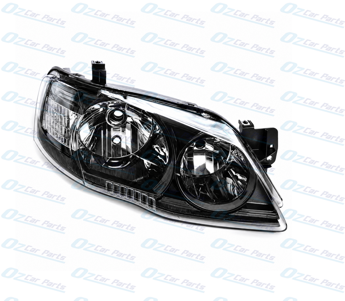 Right Headlight Black for Ford Falcon BF Series 2 / Series 3 Wagon XT