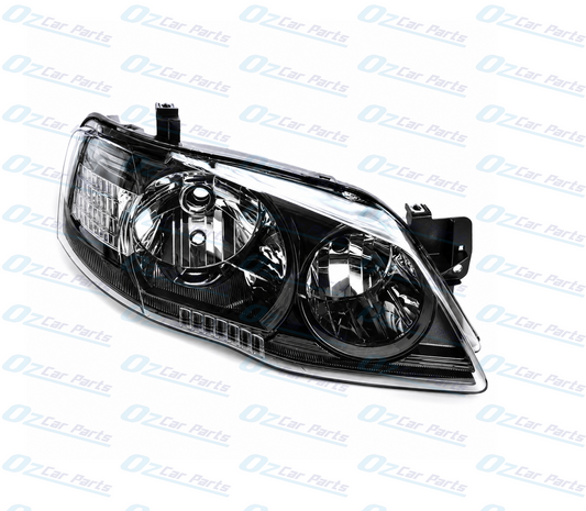 Right Headlight Black for Ford Falcon BF Series 2 / Series 3 Wagon XT