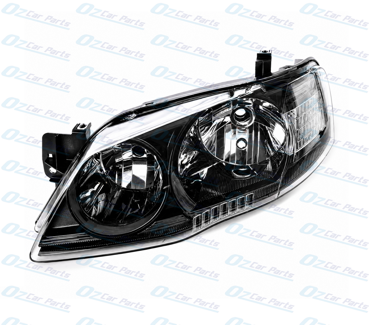 Left Headlight Black for Ford Falcon BF Series 2 / Series 3 Wagon XT