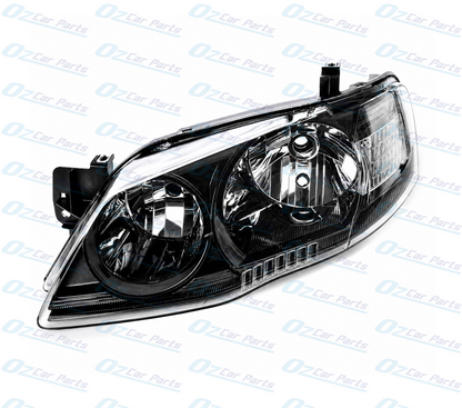 Left Headlight Black for Ford Falcon BF Series 2 / Series 3 Wagon XT