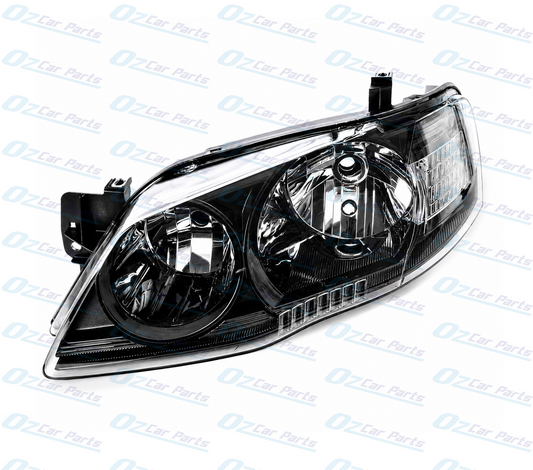 Left Headlight Black for Ford Falcon BF Series 2 / Series 3 Wagon XT
