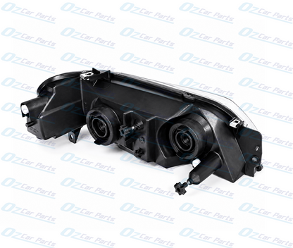 Left Headlight Black for Ford Falcon BF Series 2 / Series 3 Wagon XT