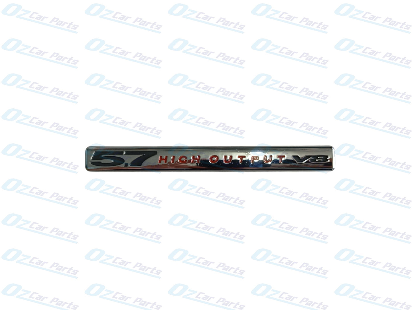 5.7 High Output V8 Emblem Badge Genuine for Holden Commodore Guard Fender