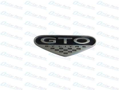 GTO 5.7 Litre Emblem Guard Fender Badge for Holden Commodore VY VZ