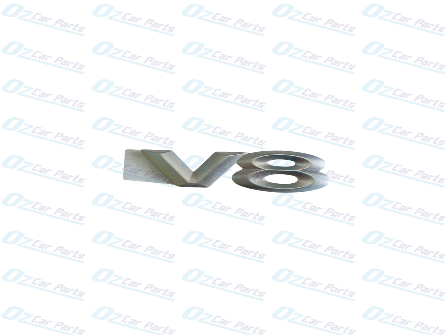 V8 Emblem Badge Satin Chrome Genuine for Holden Commodore