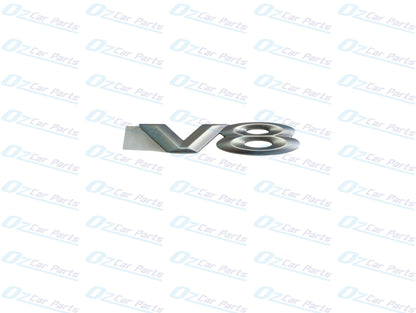 V8 Emblem Badge Satin Chrome Genuine for Holden Commodore