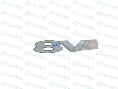 V8 Emblem Badge Satin Chrome Genuine for Holden Commodore