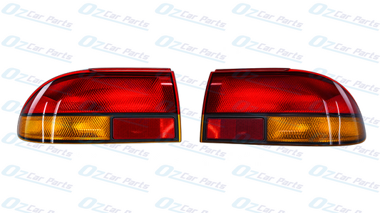 Tail Light Pair Amber for Holden Commodore VR VS Sedan