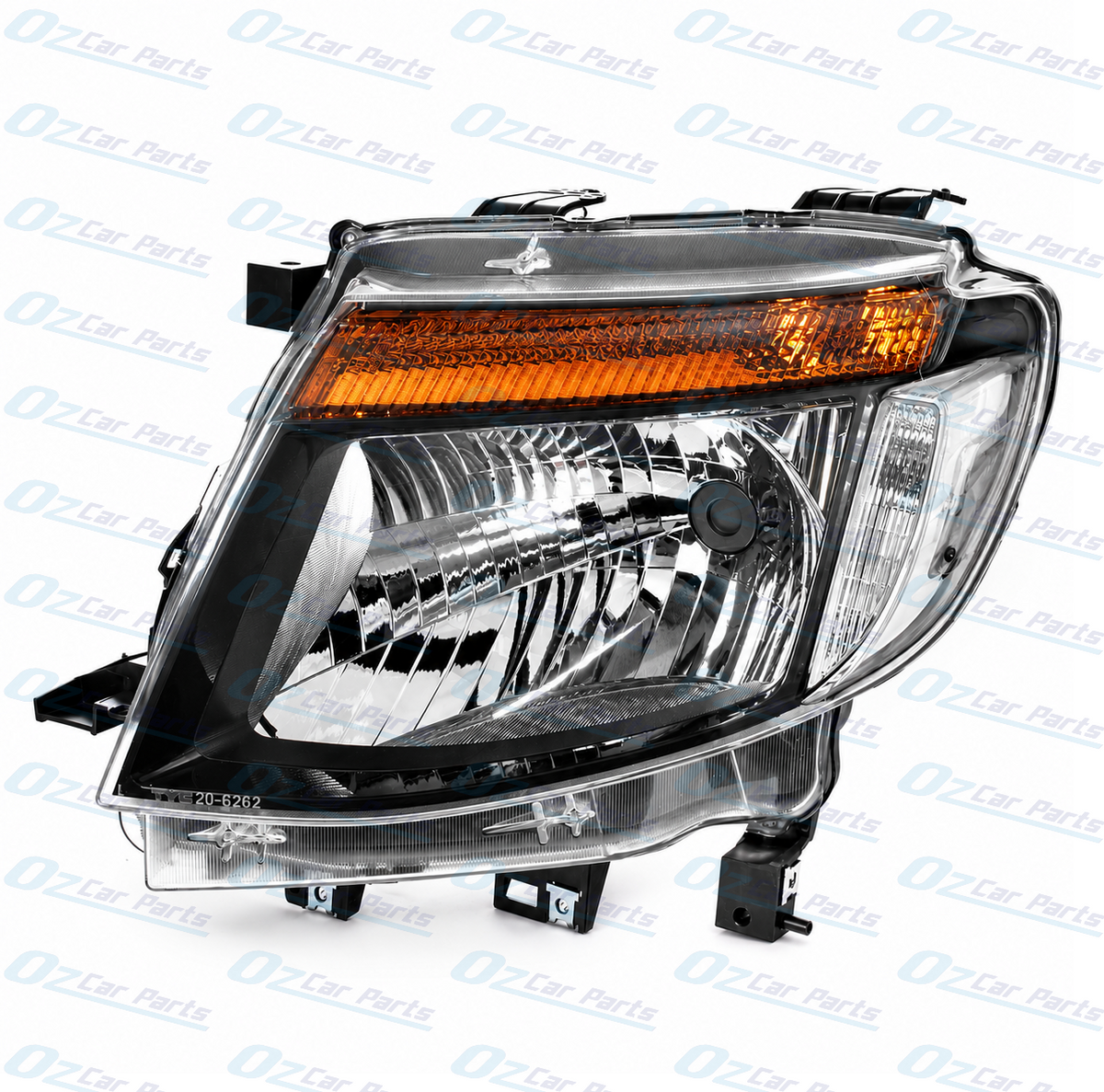 Left Headlight Black for Ford Ranger PX Series 1