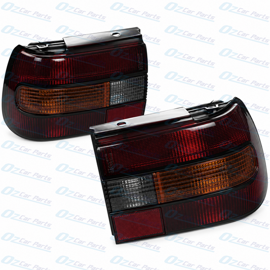 Tail Light Pair Smokey for Holden Commodore VN Sedan