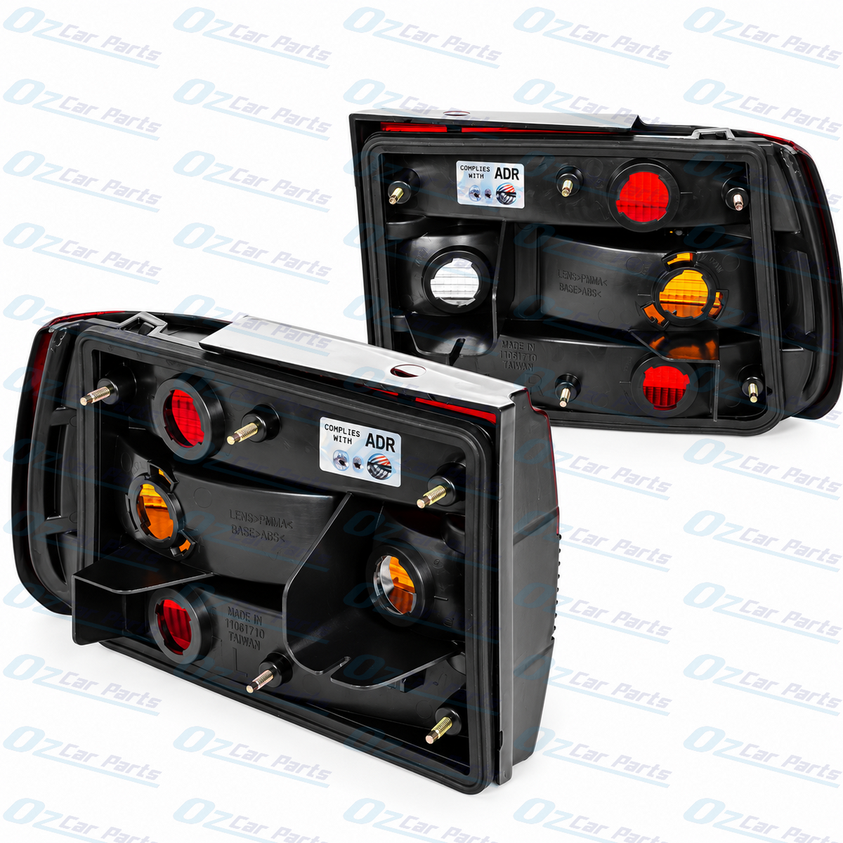 Tail Light Pair Smokey for Holden Commodore VN Sedan