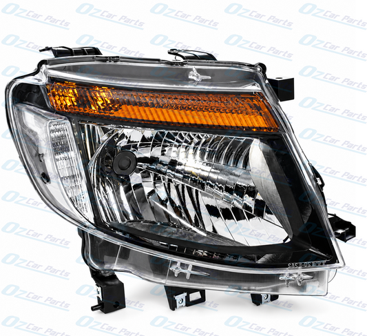 Right Headlight Black for Ford Ranger PX Series 1