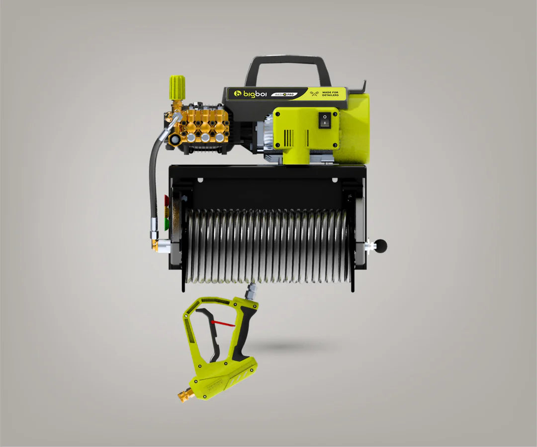 BigBoi WashR Pressure Washer Fixed Wall Mount with Hose Reel