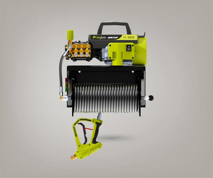 BigBoi WashR Pressure Washer Fixed Wall Mount with Hose Reel