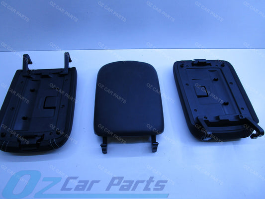 Center Console Armrest Cover Lid Black Leather Holden Commodore VE VF WM WN