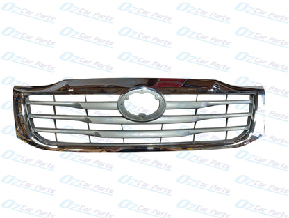Front Grille Grey and Chrome for Toyota Hilux 2011 - 2015
