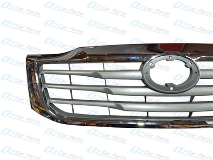 Front Grille Grey and Chrome for Toyota Hilux 2011 - 2015