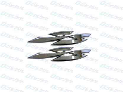 Chrome Side SS Badge Pair Emblem for Holden Commodore VY VZ SS Sedan Wagon Ute