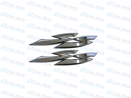 Chrome Side SS Badge Pair Emblem for Holden Commodore VY VZ SS Sedan Wagon Ute
