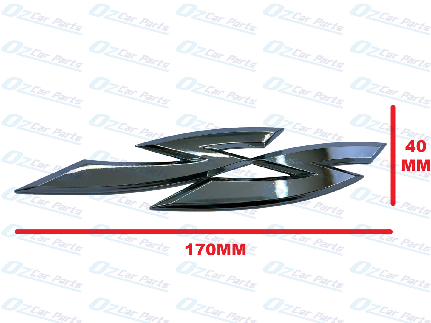 Chrome SS Badge Emblem for Holden Commodore VR VS VT VX VY VZ VE SS SV6 SV8