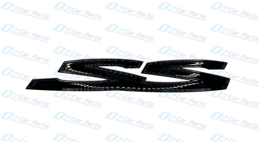 Single Gloss Black Side SS Badge Emblem for Holden Commodore VE VF SS SV8 Sedan Wagon Ute