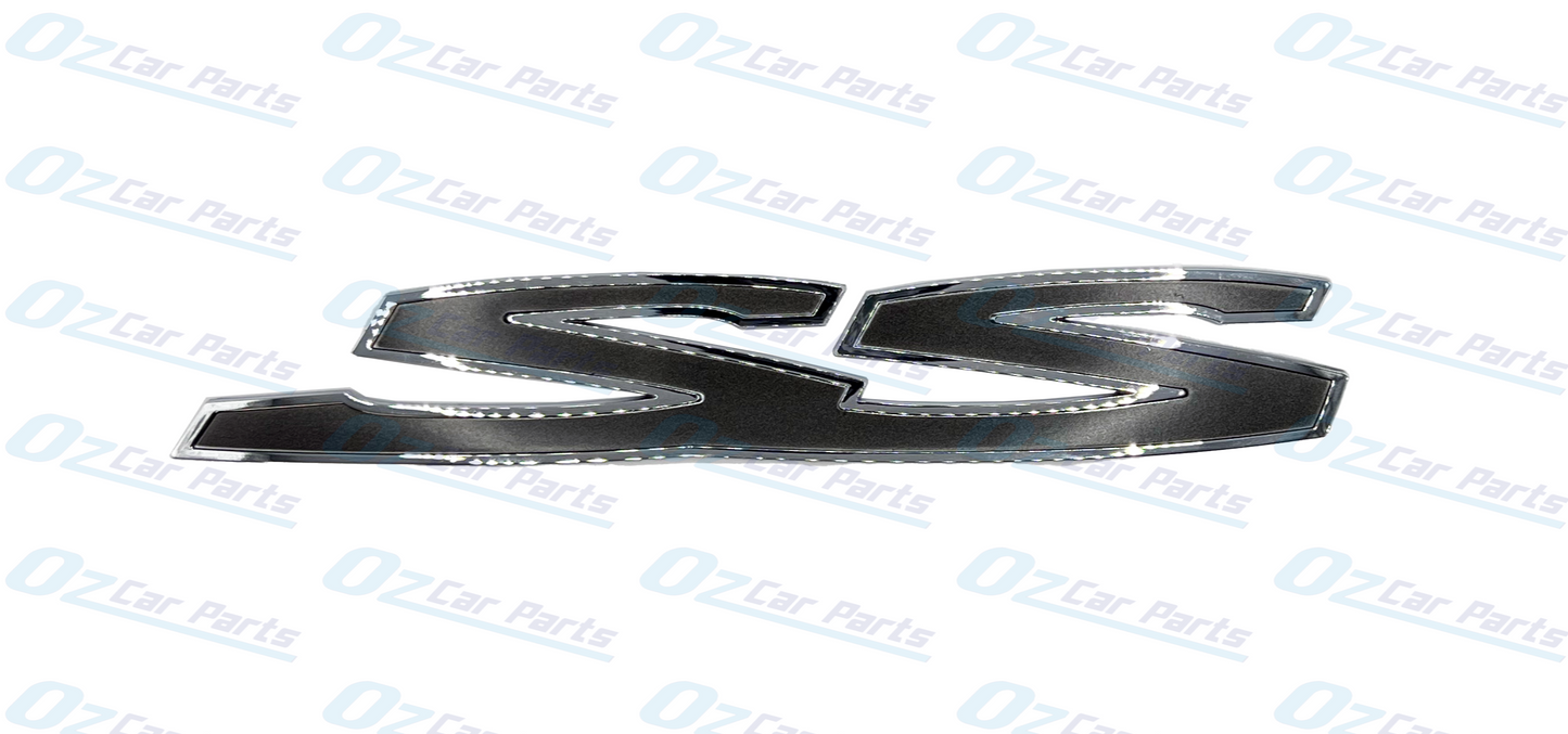 Grey Chrome Side SS Badge Emblem for Holden Commodore VE VF SS SV8 Sedan Wagon Ute