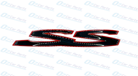 Red Gloss Black SS Badge Emblem for Holden Commodore VE VF SS SV8 Sedan Wagon Ute