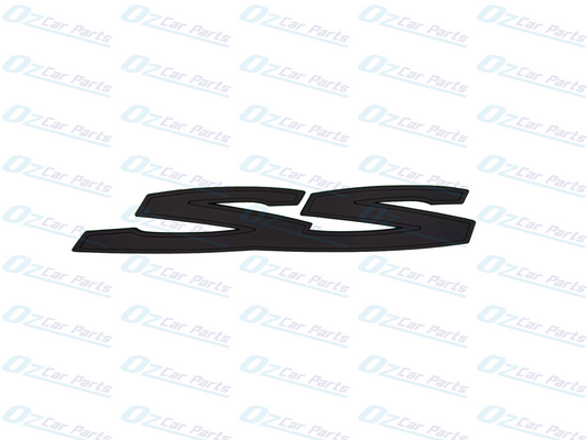 Matte Black Side SS Badge Emblem for Holden Commodore VE VF SS SV8 Sedan Wagon Ute