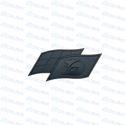 HSV Racing Flag Matte Black Badge Emblem for Holden Commodore VE VF SS E1 E2 GTS R8 Maloo