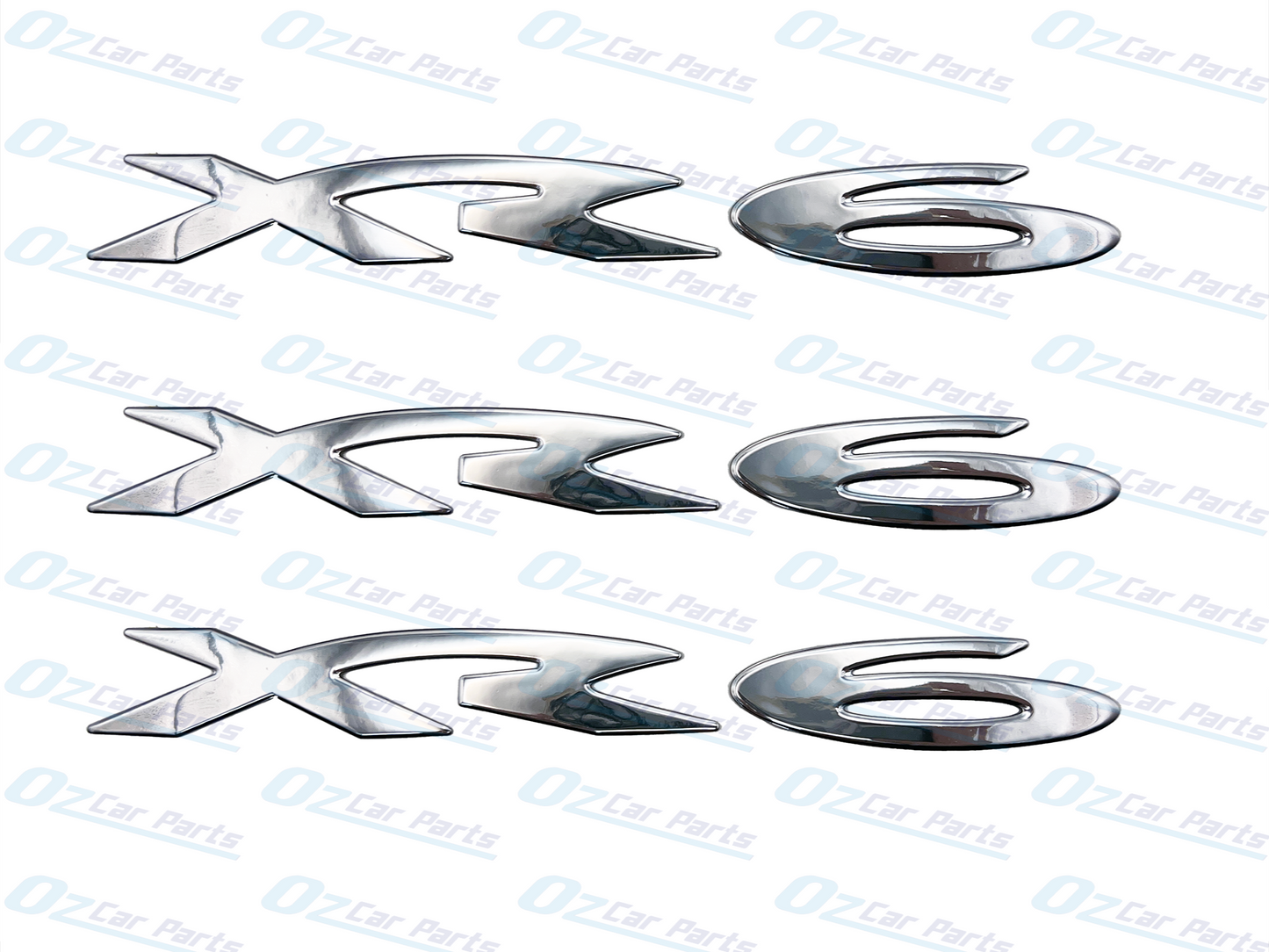XR6 Badge Set For Ford Falcon BA BF FG - Rear Boot or Side Skirt Emblem X3