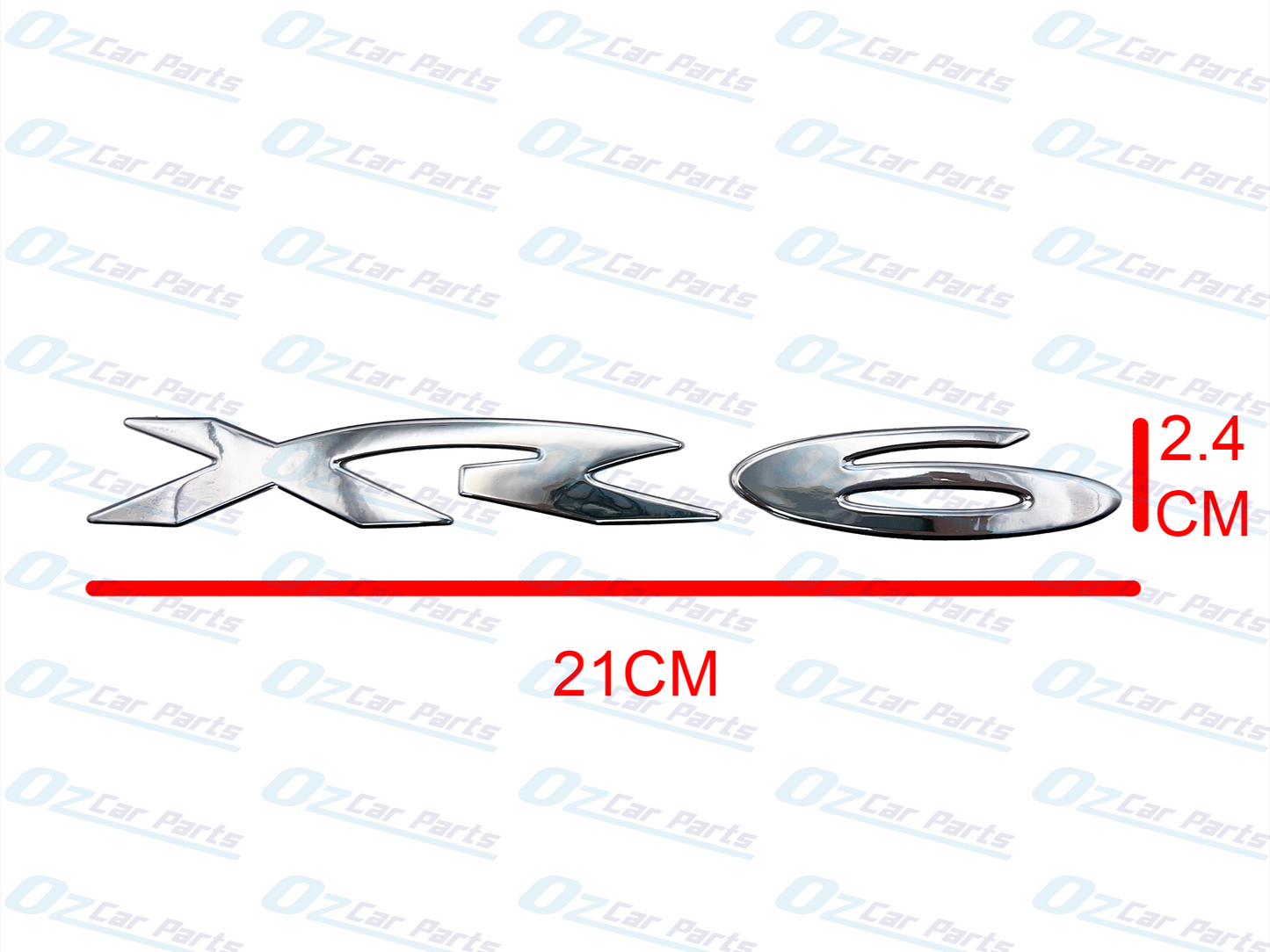 XR6 Badge Pair Set For Ford Falcon BA BF FG - Rear Boot or Side Skirt Emblem X2