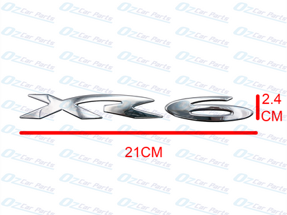 XR6 Badge Pair Set For Ford Falcon BA BF FG - Rear Boot or Side Skirt Emblem X2